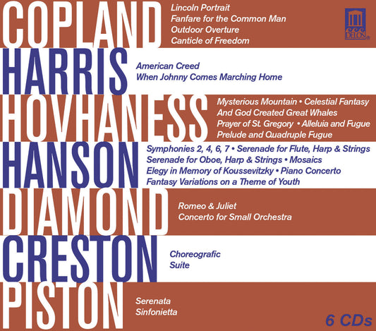 DELOS GREAT AMERICAN COMPOSERS