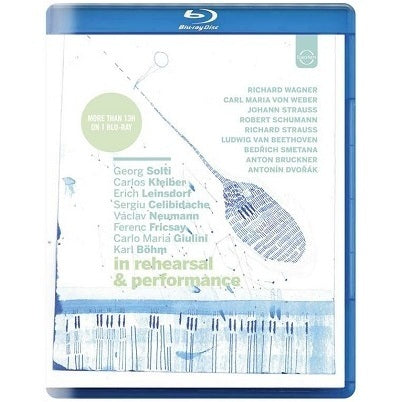 In Rehearsal & Performance: Solti, Kleiber, Leinsdorf, Celibidache, Neumann, Fricsay, Giulini, Bohm [Blu-ray]