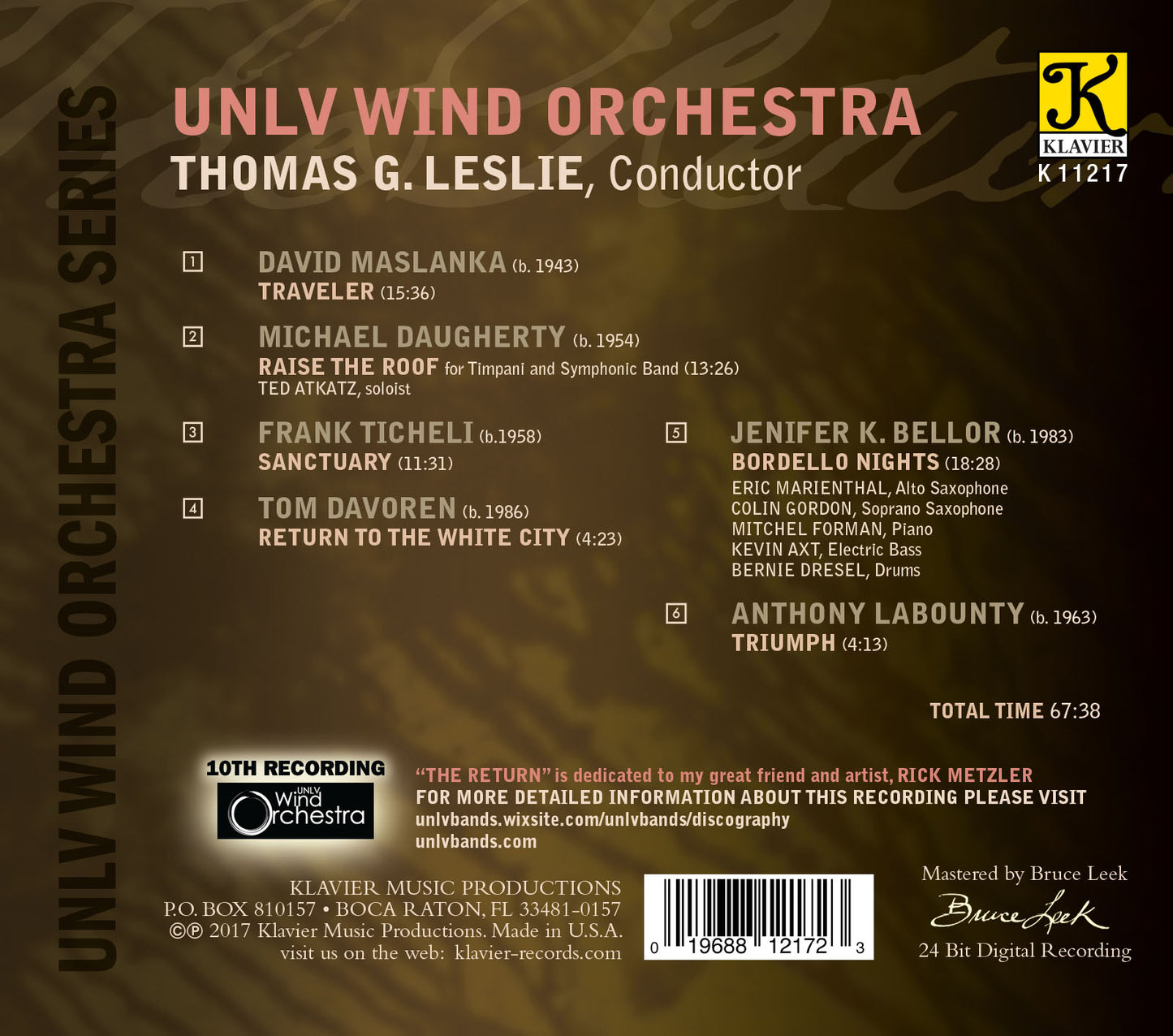 The Return / UNLV Wind Orchestra