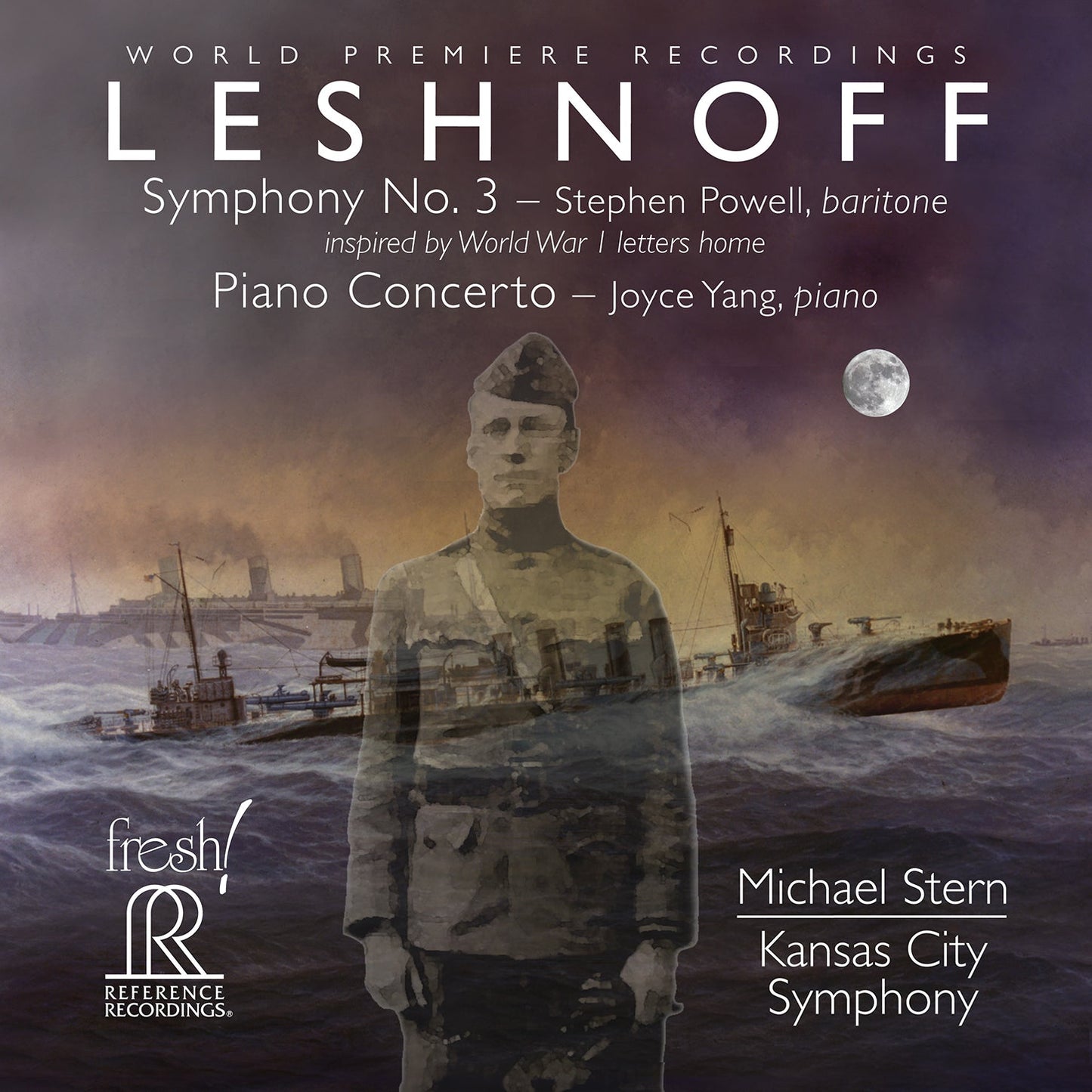 Jonathan Leshnoff: Symphony No. 3; Piano Concerto