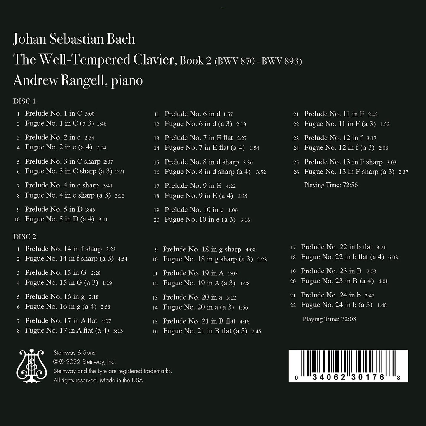 The Well-Tempered Clavier