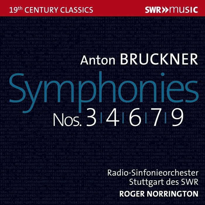Bruckner: Symphonies Nos. 3, 4, 6, 7 & 9 / Norrington, WDR Sinfonieorchester KÃ¶ln