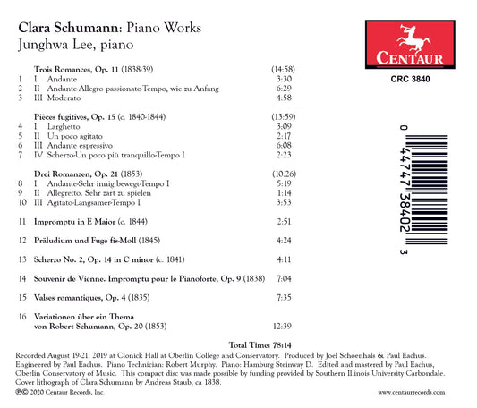 Clara Schumann: Piano Works