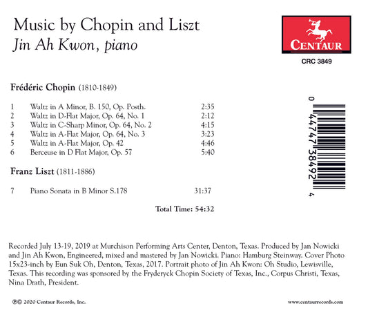 Music By Chopin & Liszt