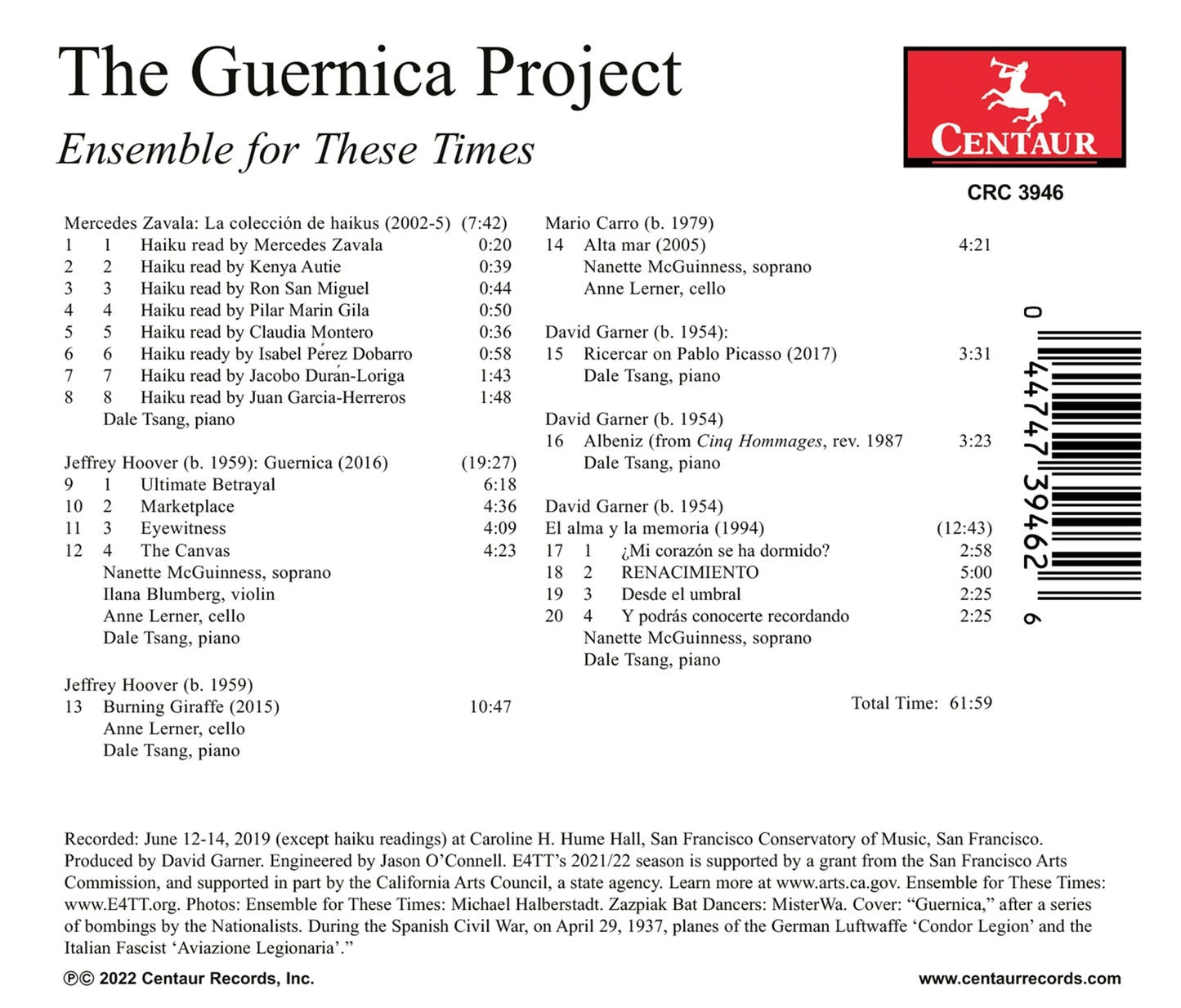 Carro, Garner, Hoover & Zavala: The Guernica Project