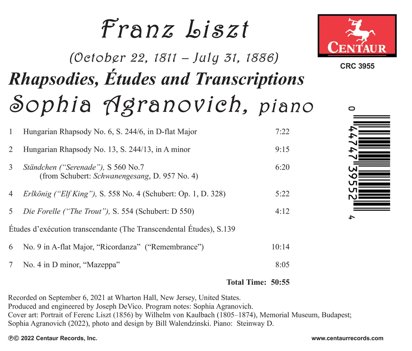 Liszt: Rhapsodies, Etudes & Transcriptions