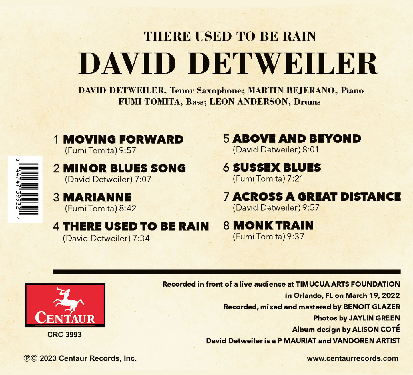 Detweiler & Tomita: There Used To Be Rain