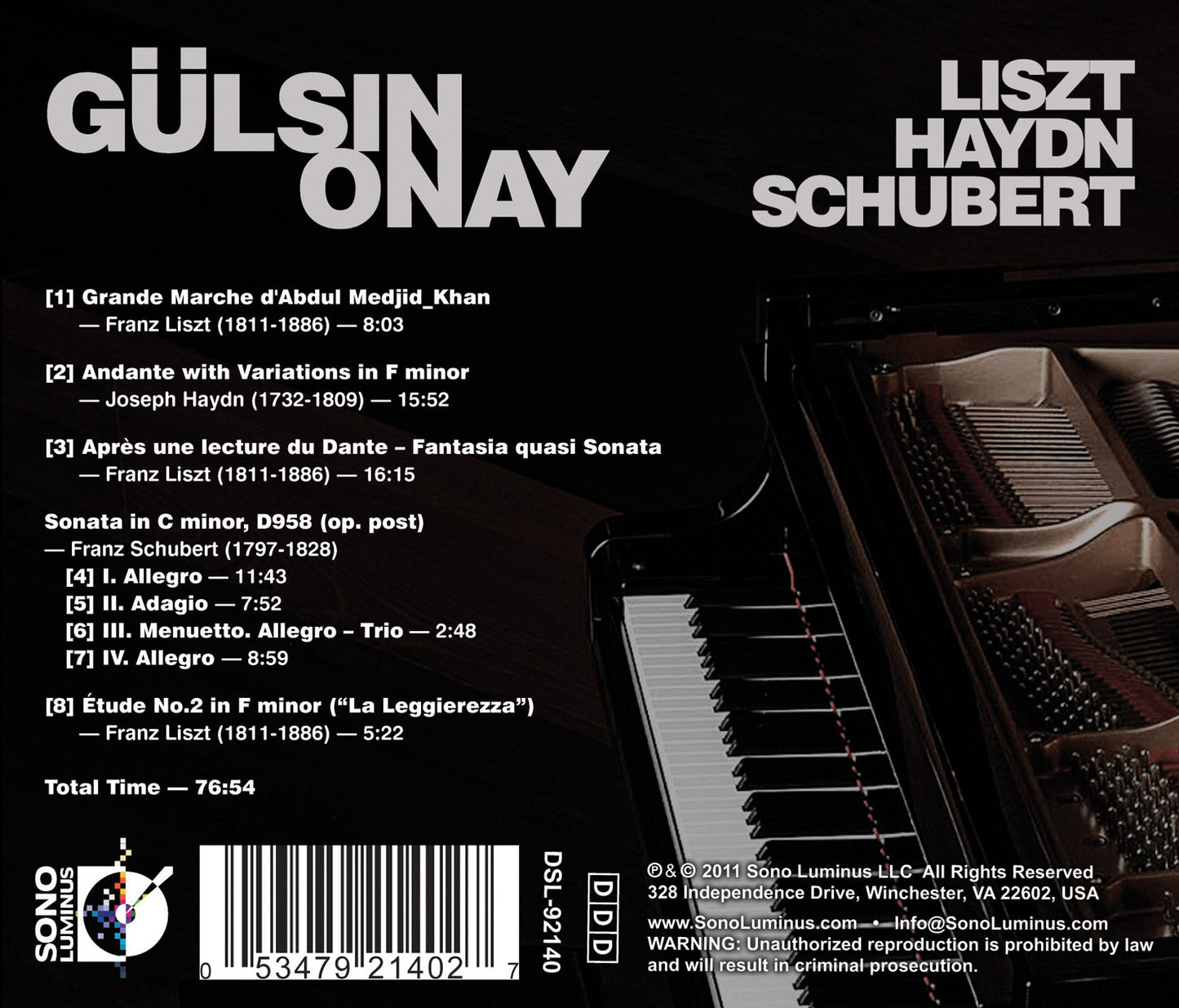 Liszt - Haydn - Schubert
