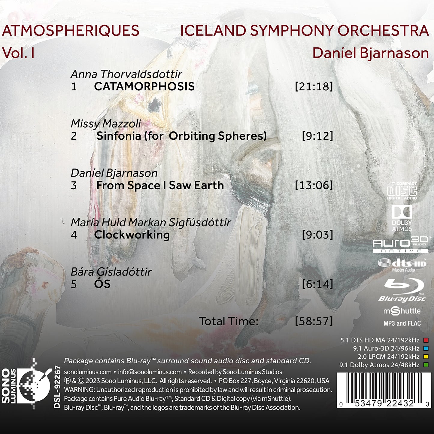 Atmosphériques, Vol. 1 / Iceland Symphony Orchestra