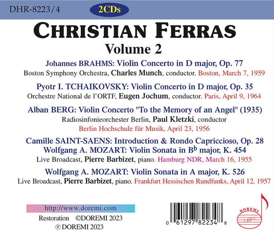 V2: Christian Ferras Live