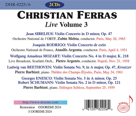V3: Christian Ferras Live