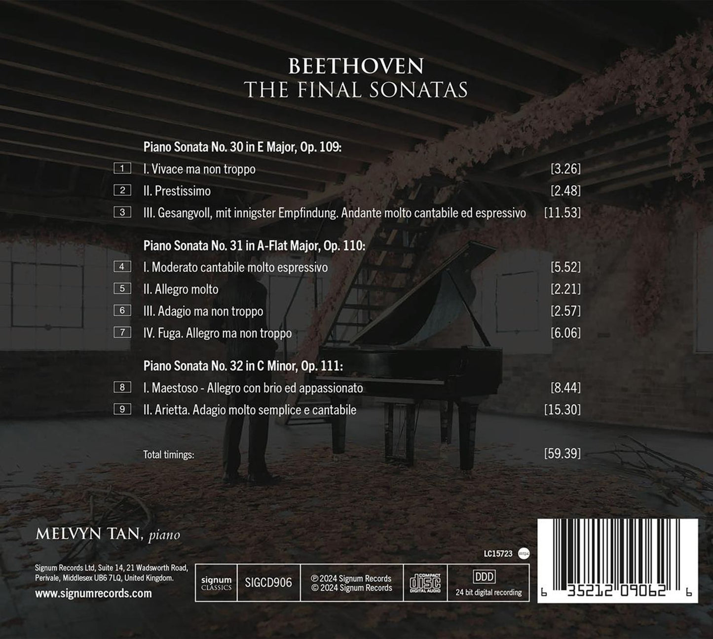 Beethoven: The Final Sonatas