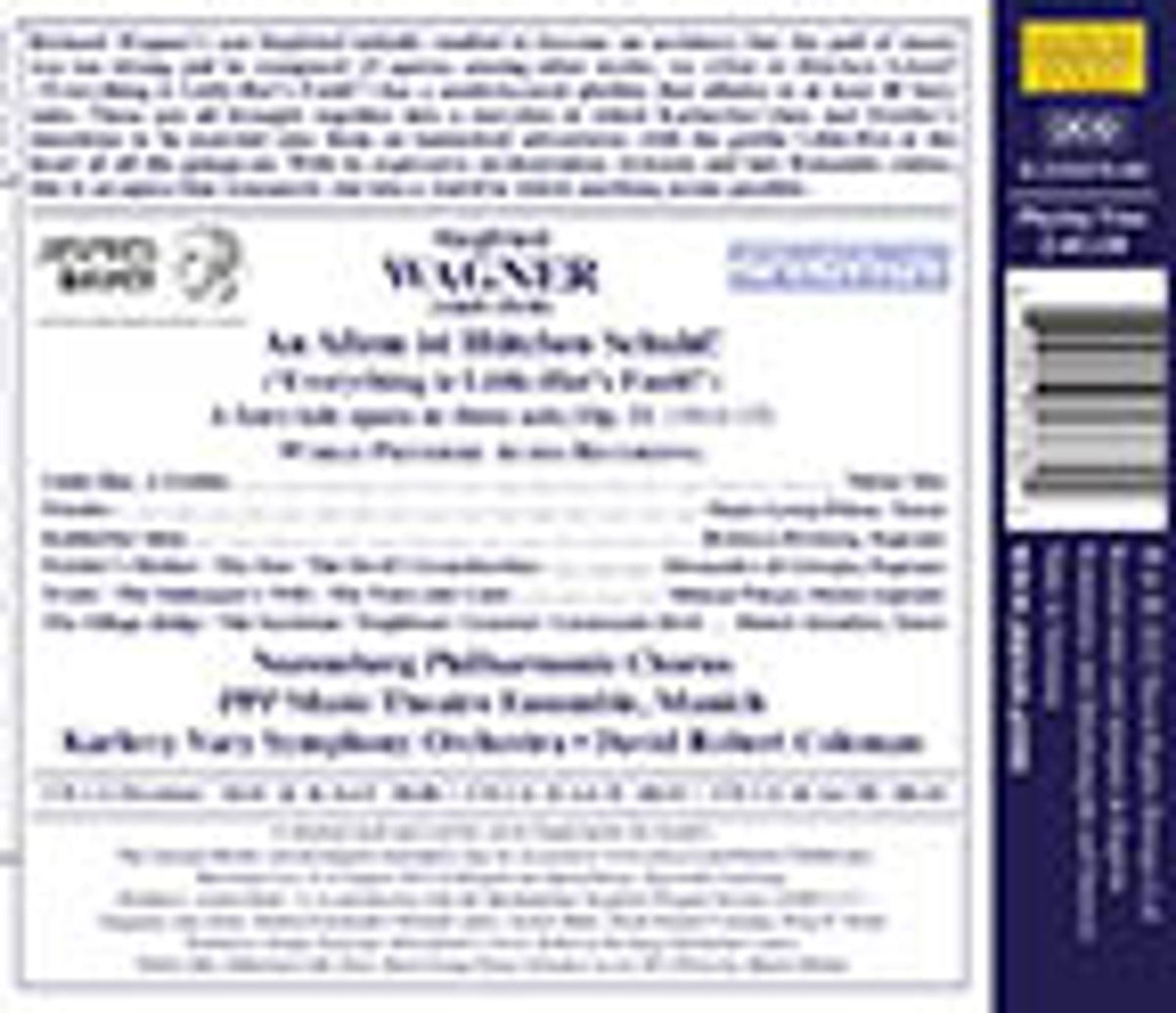 S. Wagner: An Allem ist Hutchen Schuld!, Op. 11