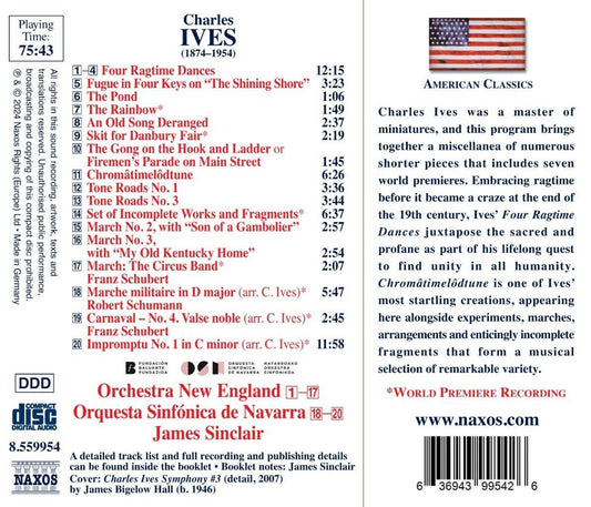 Ives: Orchestral Works