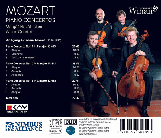 Mozart: Piano Concertos Nos. 11, 12 & 13
