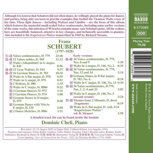 Schubert: Dances for Piano