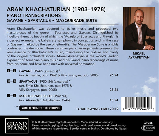 Khachaturian: Piano Transcriptions