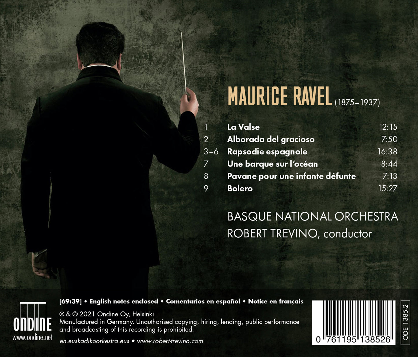 Ravel: Boléro - La Valse - Rapsodie Espagnole - Pavane Pour