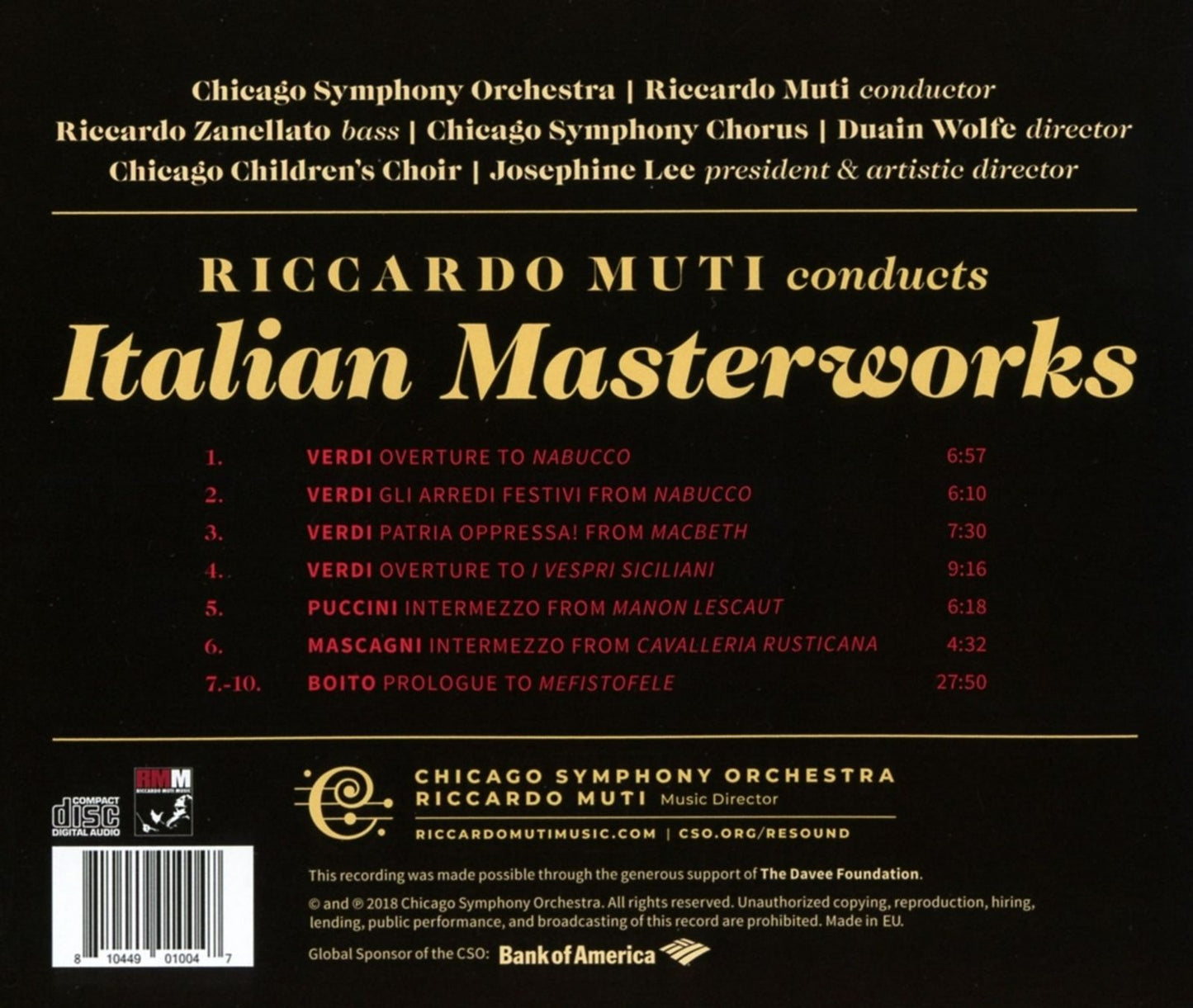 Riccardo Muti Conducts Italian Masterworks (Live)