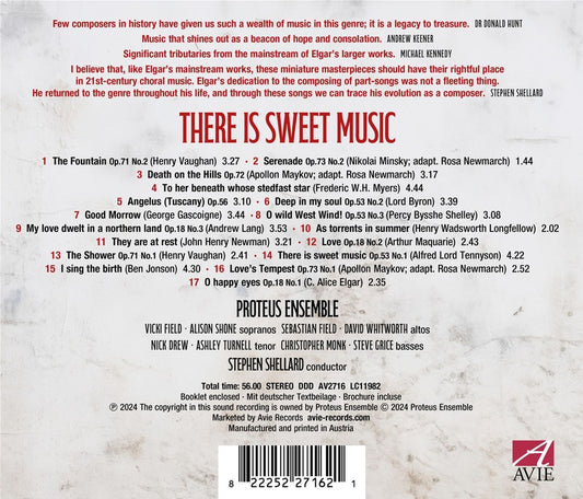 There is Sweet Music - Part-Songs by Sir Edward Elgar