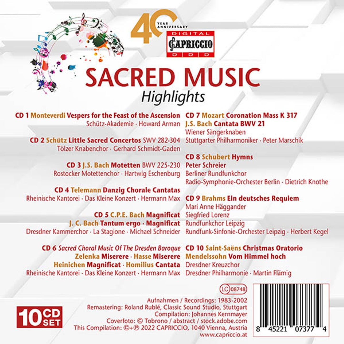 40Th Anniversary: Sacred Music
