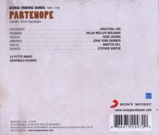 HÄNDEL: PARTENOPE - THE SONY O