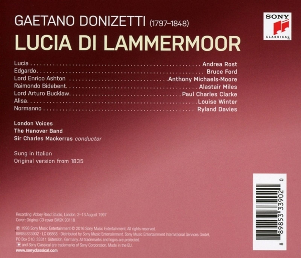 LUCIA DI LAMMERMOOR
