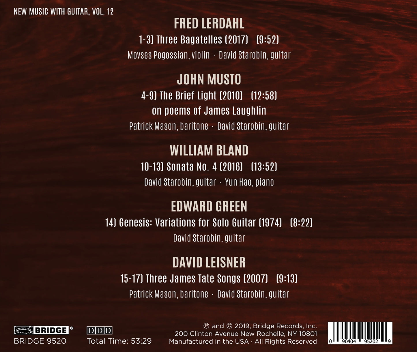 New Music With Guitar, Vol. 12