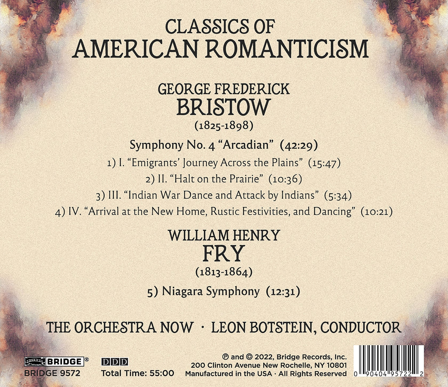 Bristow & Fry: Classics of American Romanticism