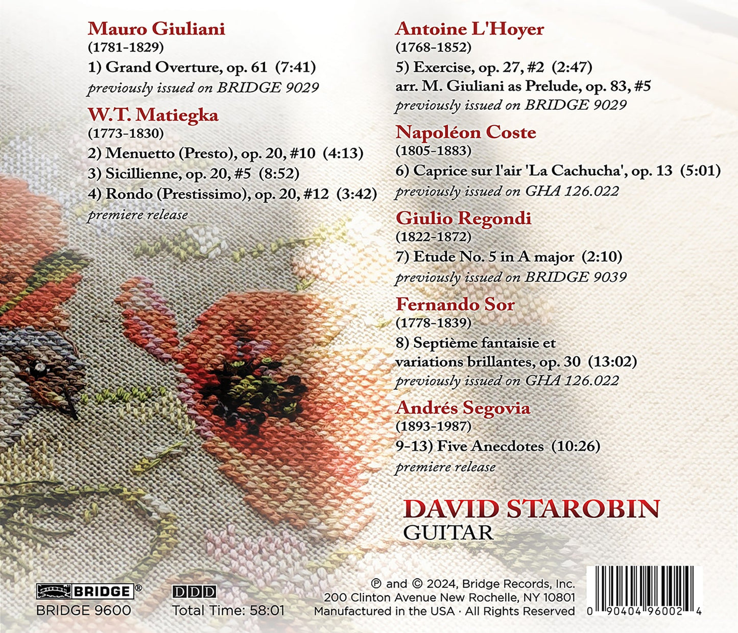 Virtuosi  David Starobin