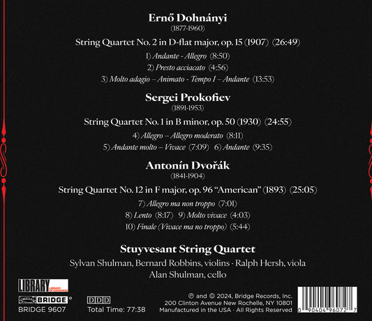 The Stuyvesant String Quartet - In Concert at the Library of