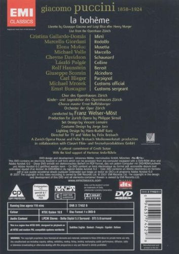 Puccini:La Boheme  Welser-Most,Franz, Zurich Opera