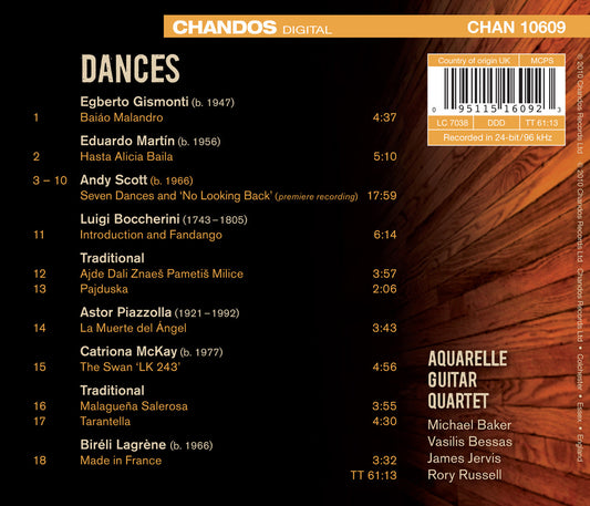 Aquarelle Guitar Quartet: Dances