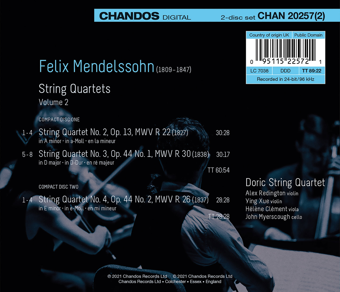 V2: String Quartets