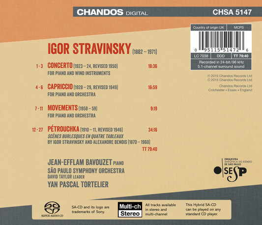 Stravinsky: Works for Piano & Orchestra