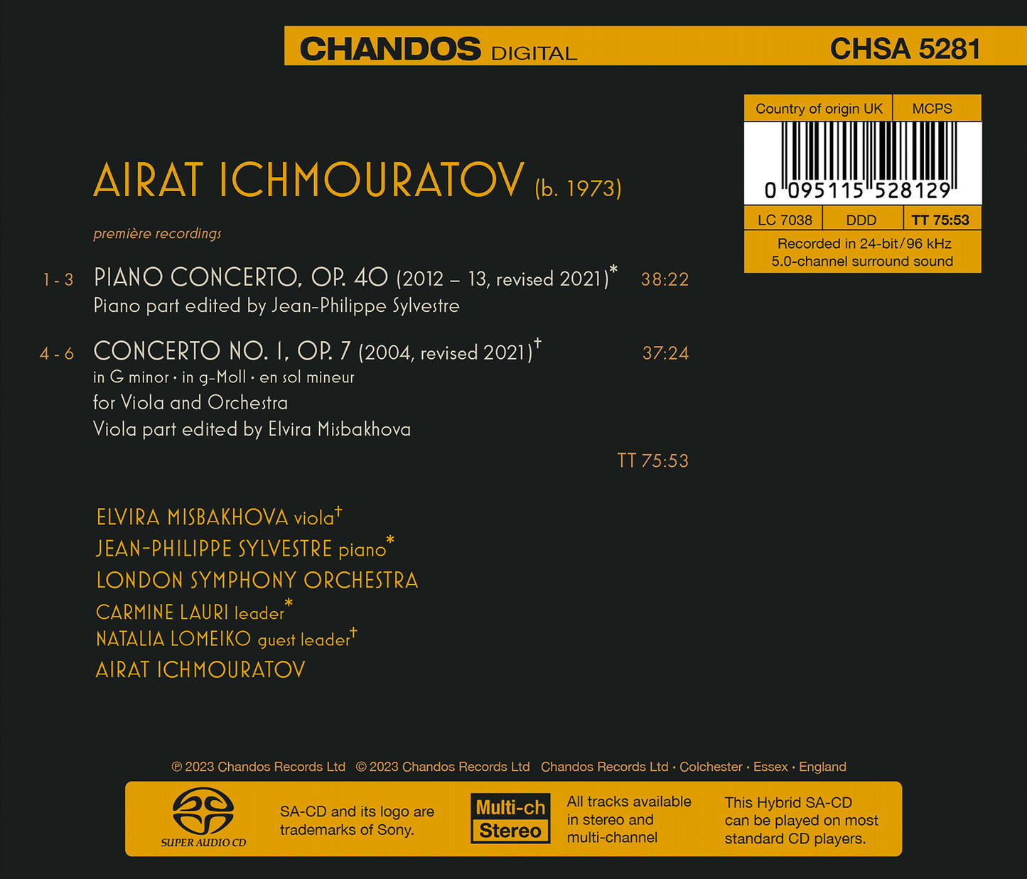 Ichmouratov: Piano Concerto