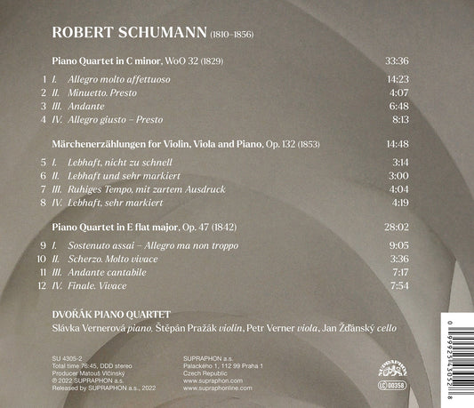 Schumann: Piano Quartets