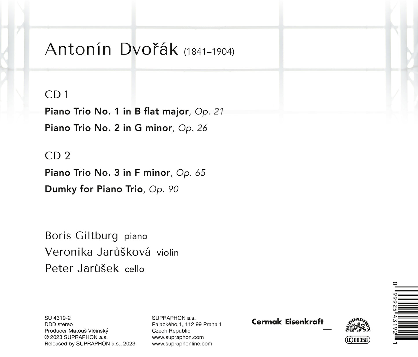 Dvorák: The Complete Piano Trios