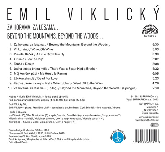 Viklicky: Za Horama, Za Lesama… Emil Viklicky, Jiri Pavlica, Iva Bittova, Emil Viklicky Trio COMPACT DISC