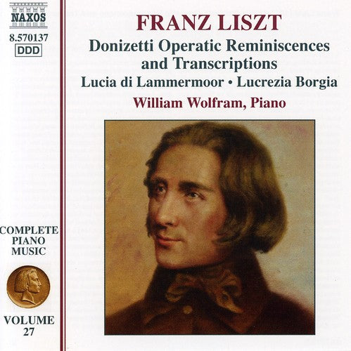 Liszt Complete Piano Music, Vol. 27: Donizetti Opera Transcr