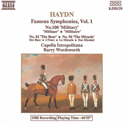 HAYDN: Symphonies, Vol.  1 (Nos. 82, 96, 100)
