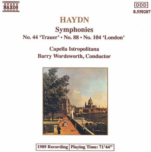 Haydn: Symphonies, Vol. 3 (Nos. 44, 88, 104)