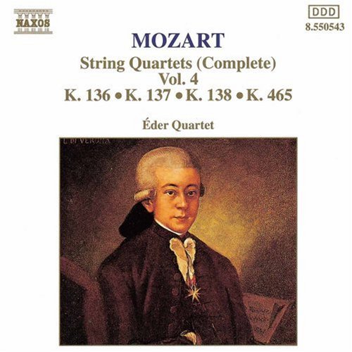 MOZART: String Quartets, K. 136-138 and K. 465, 'Dissonance'