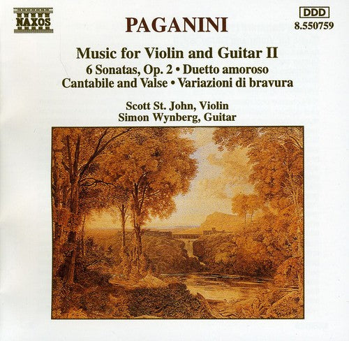 PAGANINI: Music for Violin and Guitar, Vol. 2