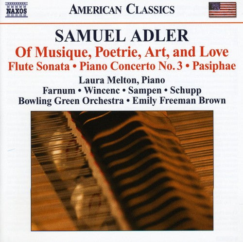 ADLER, S: Of Musique, Poetrie, Art, and Love / Flute Sonata