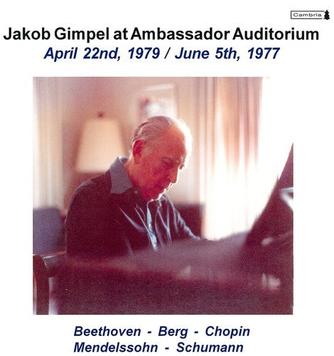 Jakob Gimpel at Ambassador Auditorium, Vol. 3 (1979, 1977)