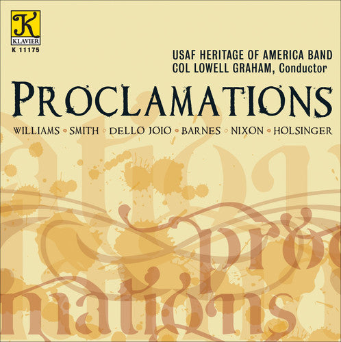 USAF HERITAGE OF AMERICA BAND: Proclamations