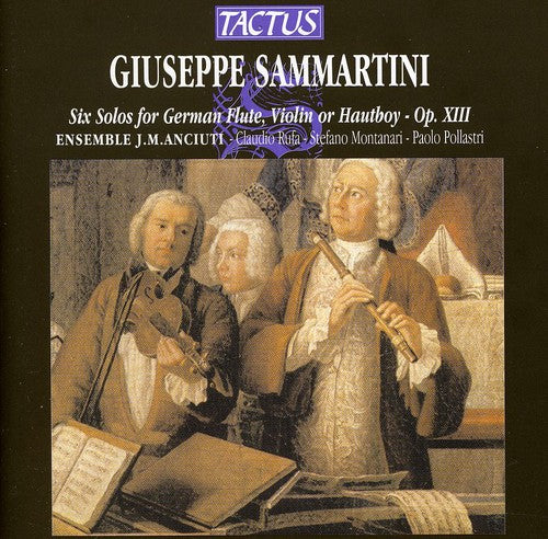 Sammartini: 6 Solos for German Flute, Violin or Hautboy, Op.