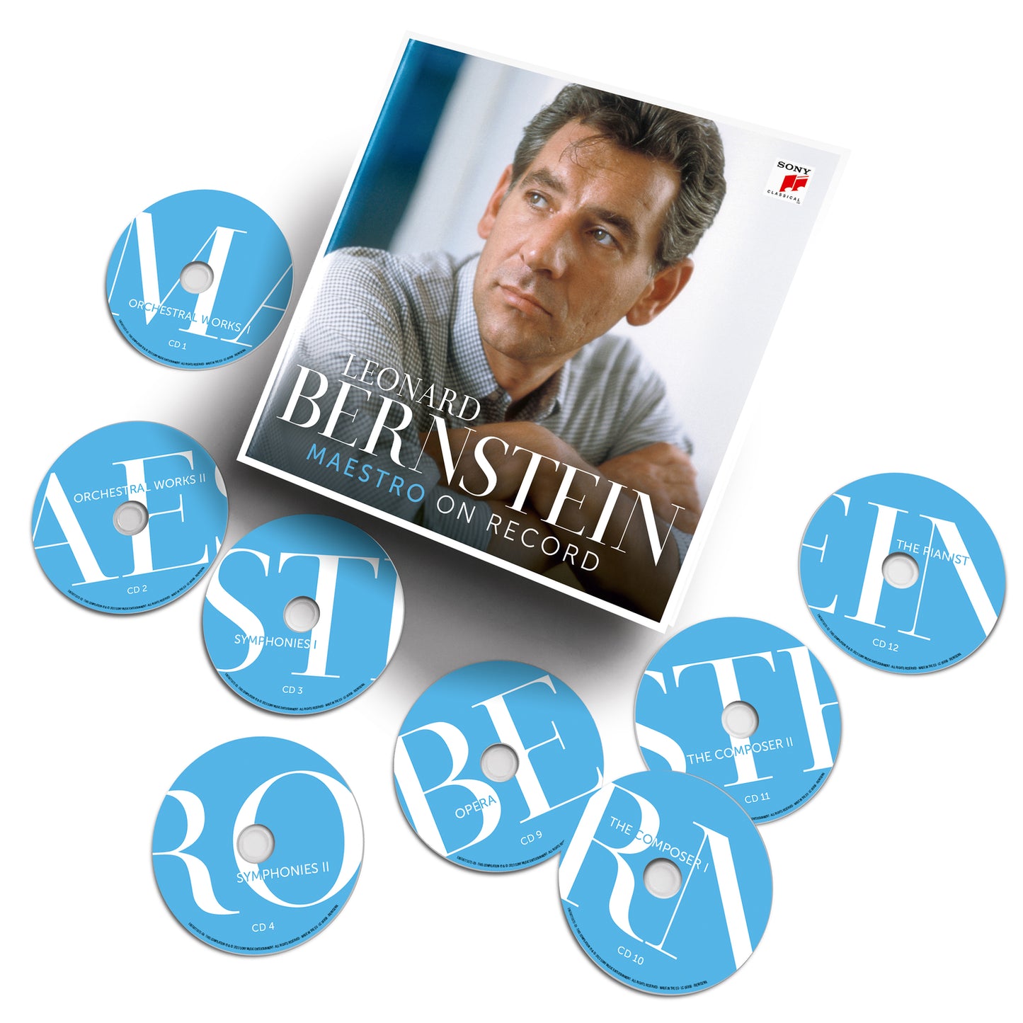 Leonard Bernstein - Maestro On Record [12 CDs]