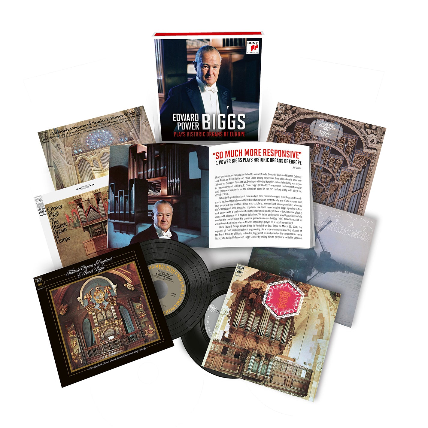 Edward Power Biggs Plays Historic Organs of Europe [6 CDs]
